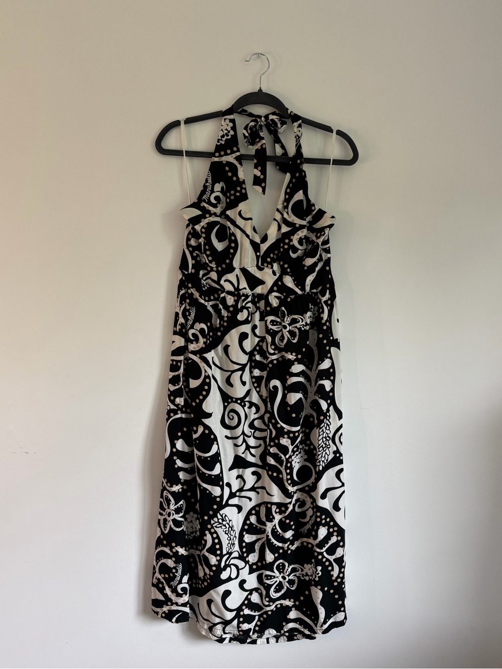 XL vintage manuhealii halter dress